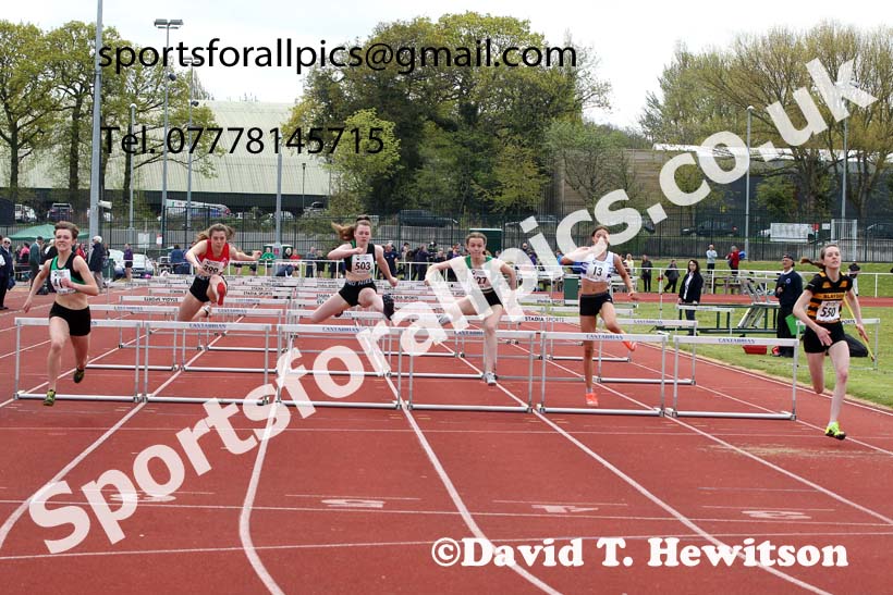 Hurdles, 2021 NECAA Middlesbrough Open Meting, Sunday, May 9th. Photo: David T. Hewitson/Sports for All Pics